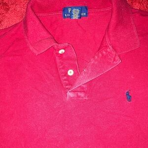 Polo by Ralph Lauren Red Short-Sleeve Men’s Polo with Embroidered Pony